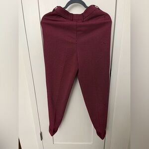 ASOS men magenta/pink and Black Houndstooth Pants